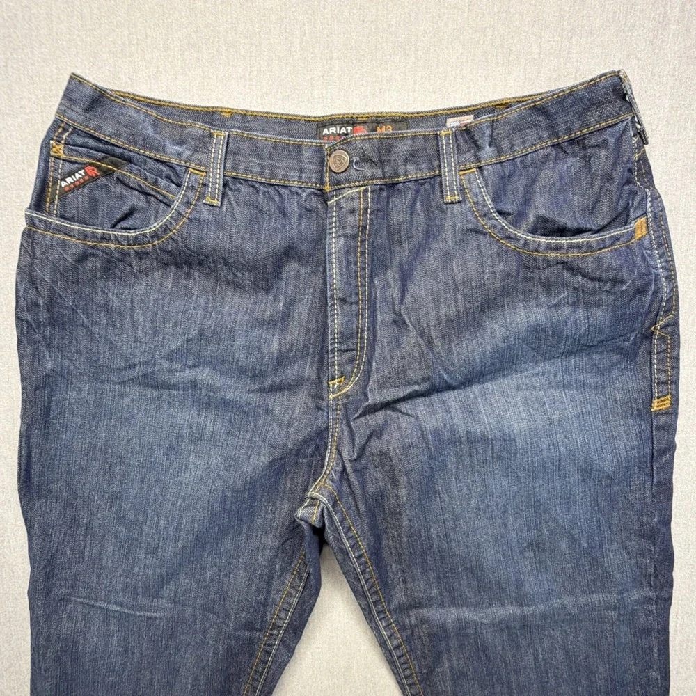 Ariat FR M3 Loose Jeans Mens 42x30 Blue Flame Resistant Denim Work Wear